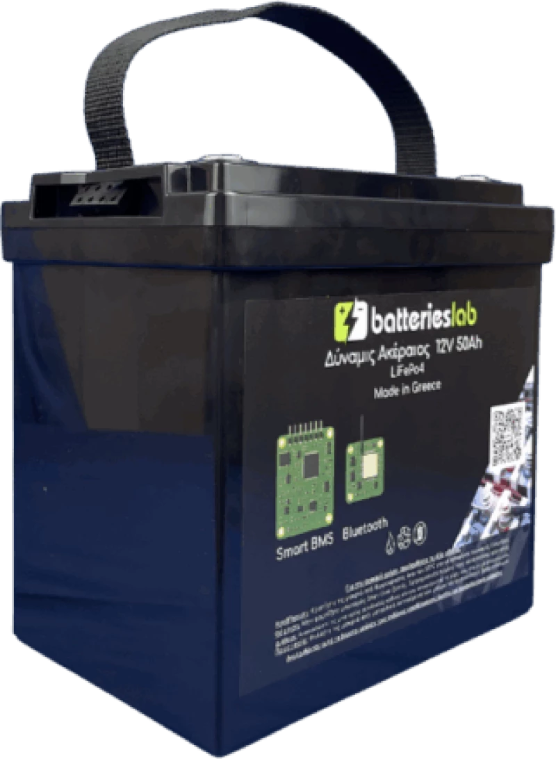 Lifepo4 Μπαταρία Λιθίου 12V-50A