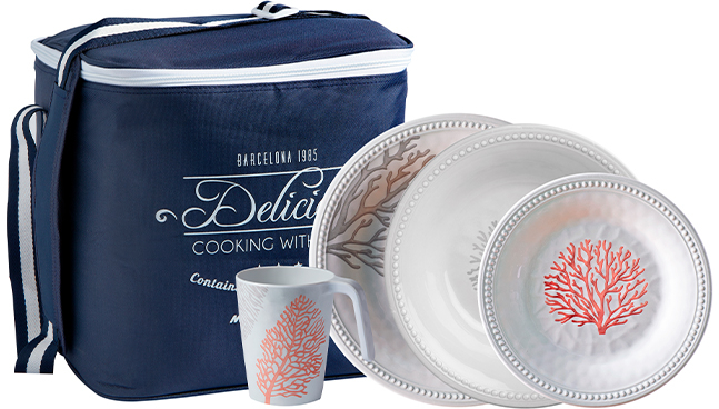 Marine Business Σερβίτσιο 6 Ατόμων Harmony Coral (24 τεμάχια)