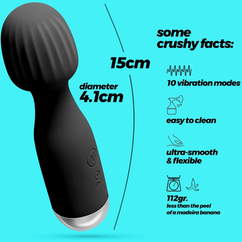 CRUSHIOUS WANDERLUST MINI WAND BLACK