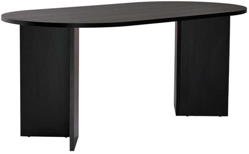 Τραπέζι Sablin χρώμα black wood 180x89,5x75εκ.