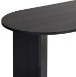 Τραπέζι Sablin χρώμα black wood 180x89,5x75εκ.