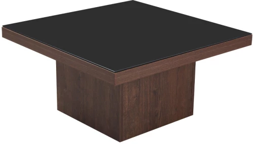 NUEZ COFFEE TABLE ΚΑΡΥΔΙ ΜΑΥΡΟ 79x79x40cm