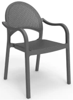 Tropic πολυθρόνα ΑΝΘΡΑΚΙ 58x63x89