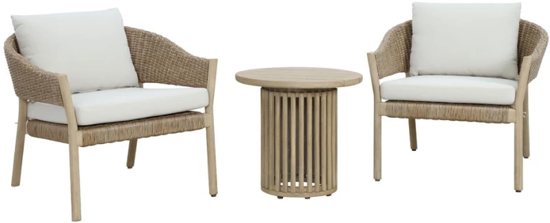 SUMATRA SIDE TABLE ΦΥΣΙΚΟ 55x55x51cm
