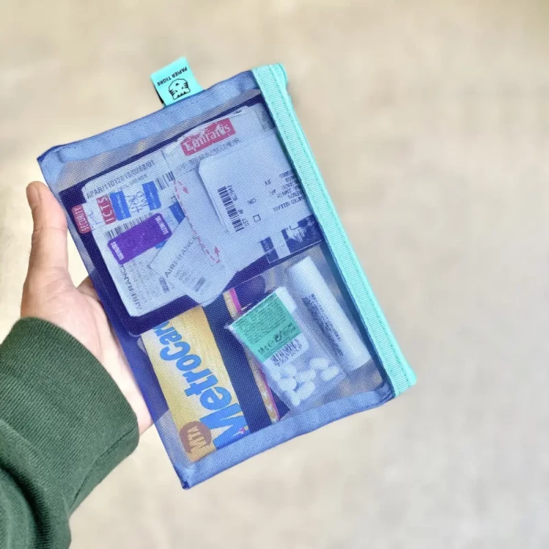 Papier Tigre – Mesh Pocket Aqua