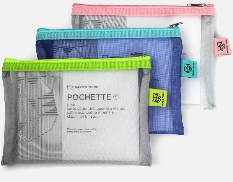 Papier Tigre – Mesh Pocket Aqua