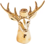 HOUSEVITAMIN Κηροπήγειο Reindeer Ceramics Gold