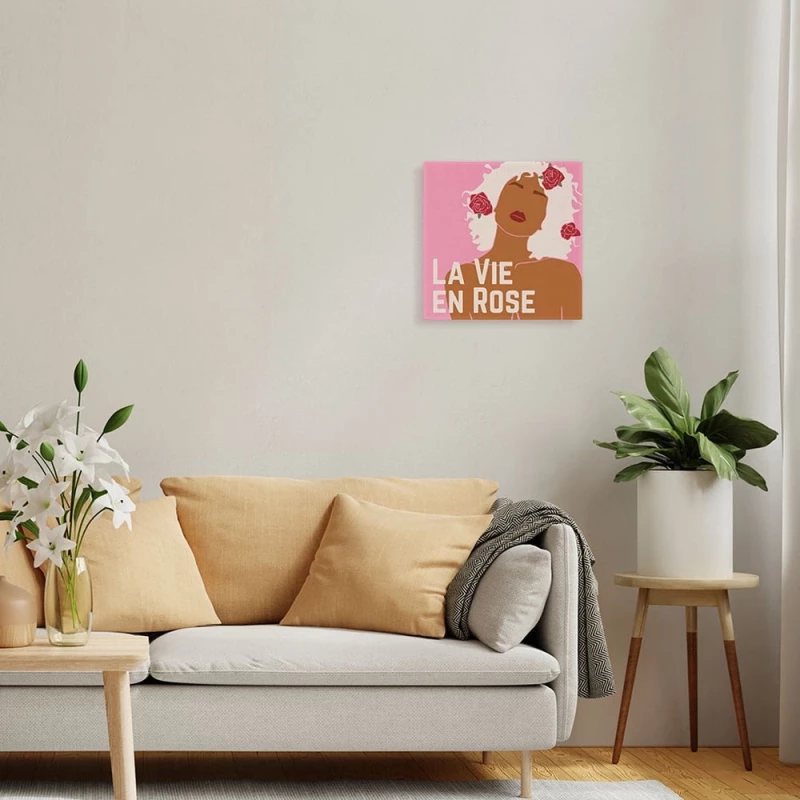Figured’Art Καμβάς Ζωγραφικής με Αριθμούς – La Vie En Rose 20×20cm