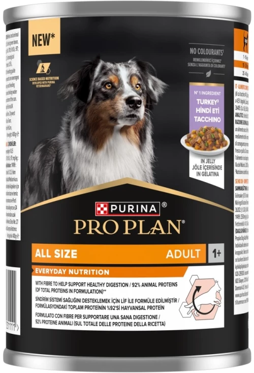 PURINA Pro Plan Everyday nutrition All size Adult Turkey in jelly - wet dog food - 400g