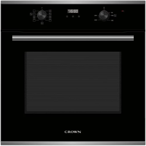 Crown FCM 900 D BX Εντοιχιζόμενος Φούρνος 70lt Π59.5εκ. Υδρόλυση Μαύρος