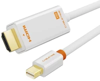 CABLETIME καλώδιο mini DisplayPort σε HDMI CT-AV588-03G, 1080p/60Hz, 1m, λευκό