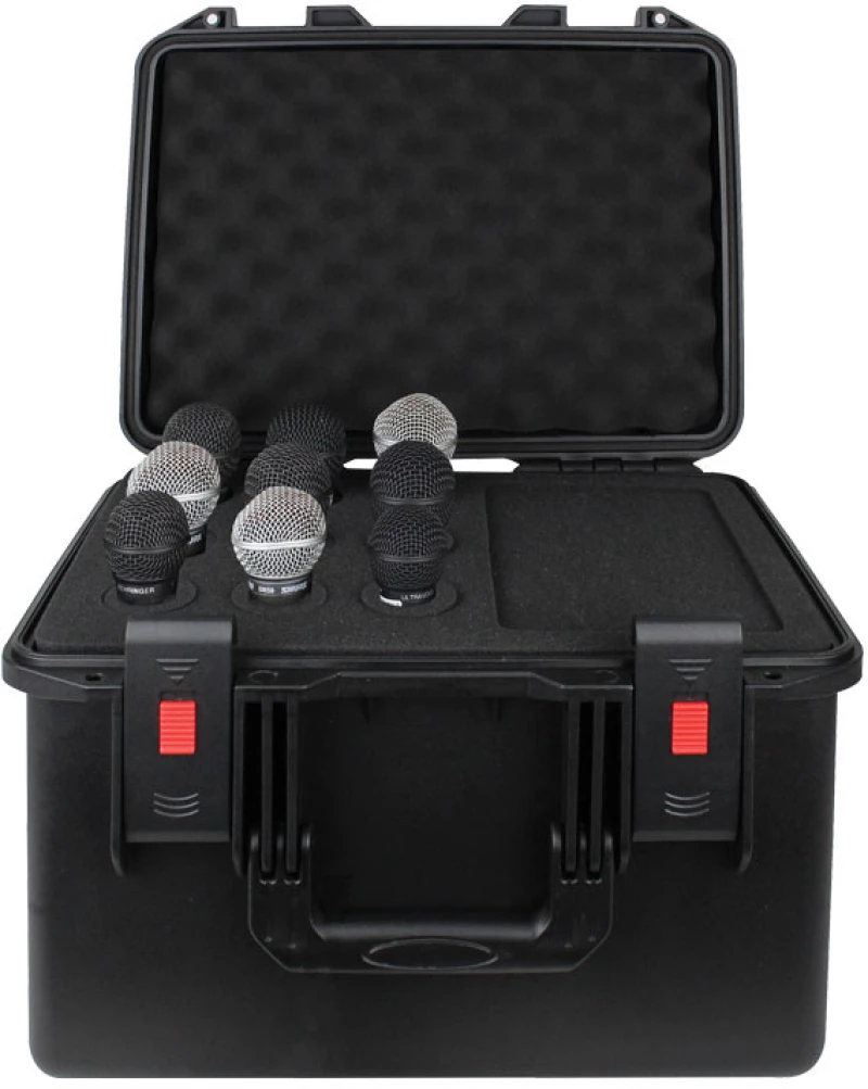 eLumen8 Rock Box 9 Microphone Case - Βαλίτσα μεταφοράς 9 μικροφώνων με foam
