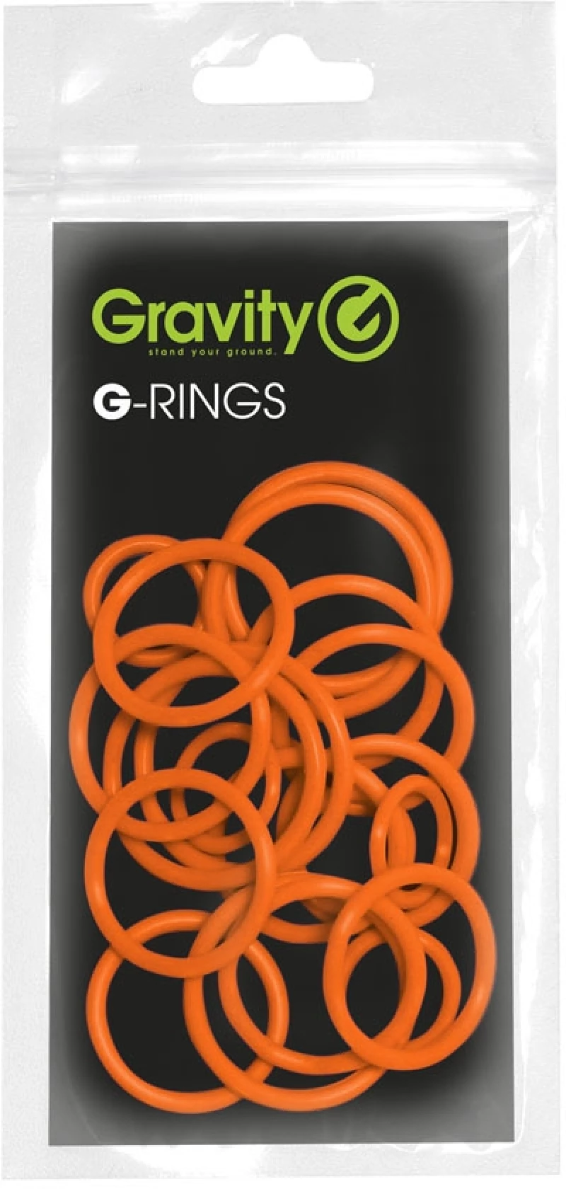 Gravity RP-5555 ORG1 - Universal πακέτο δαχτυλιδιών σε πορτοκαλί χρώμα