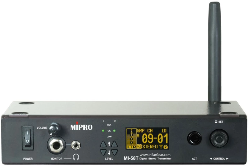 Mipro MI-58RT - Ασύρματο σύστημα πομποδέκτη In-Ear Monitor