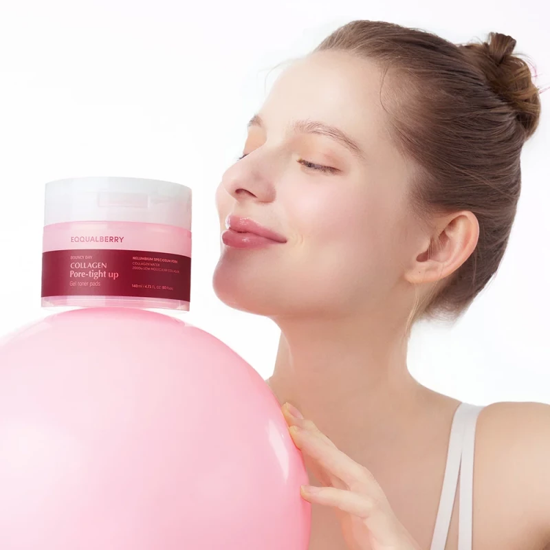 Eqqualberry Collagen Pore-tight up PDRN Gel Toner Pads