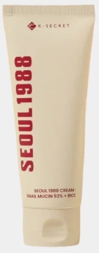 K-Secret Seoul 1988 Κρέμα‑τζελ με 93% βλέννα σαλιγκαριού & ρύζι για ενυδάτωση, αναγέννηση & λάμψη