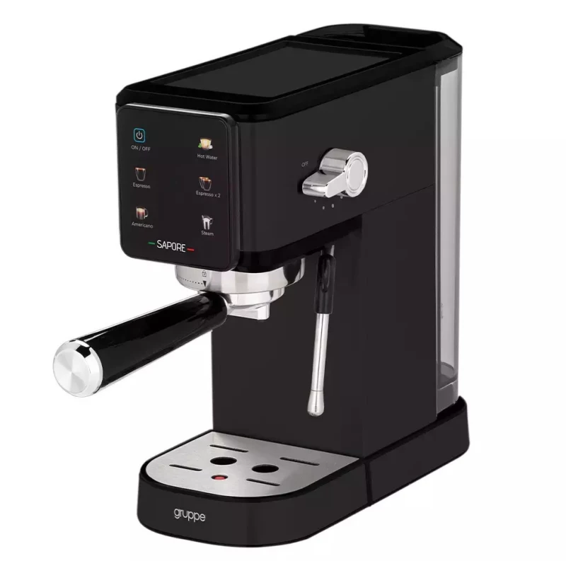 Gruppe Μηχανή Espresso 1350W Πίεσης 20bar Μαύρη CM5106