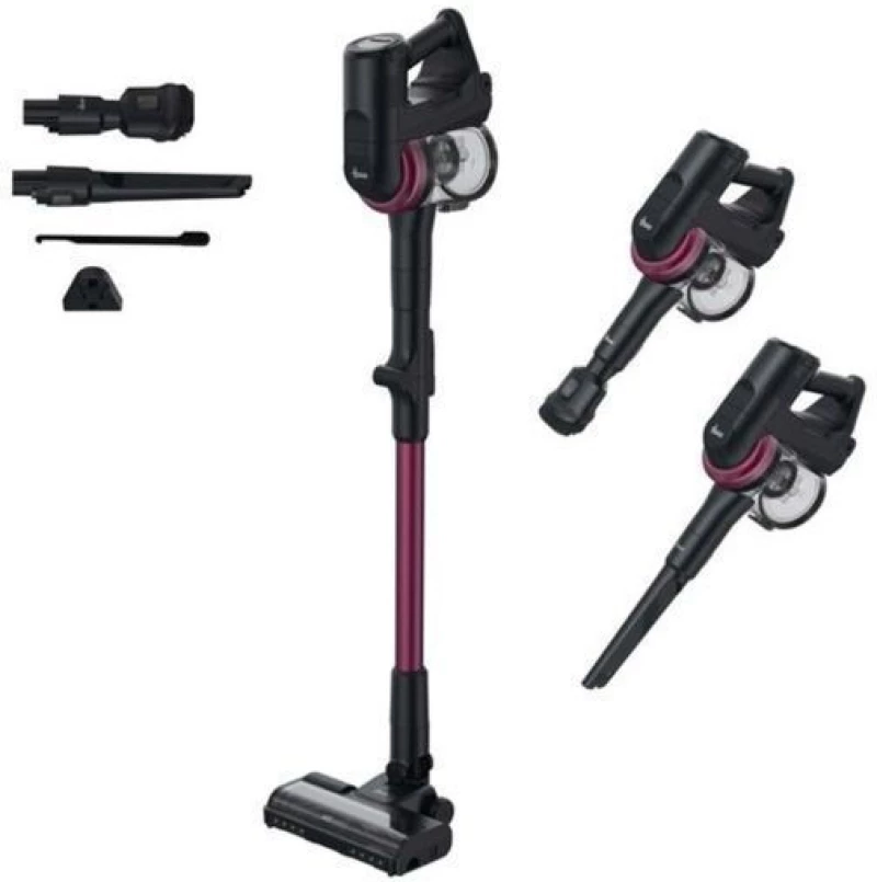 Hoover Hf4p10H Plus Power Move Επαναφορτιζόμενη Σκούπα Stick 25.2V Magenta