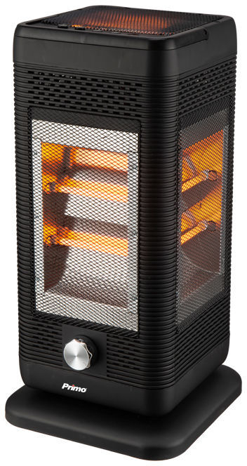 Θερμάστρα Χαλαζία PRQH-81118 Primo 2000W Μαύρη