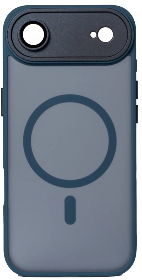 Hybrid Θήκη Σιλικόνης Με Magsafe & Metal Camera Lens Protection iPhone 17 Air Μπλε