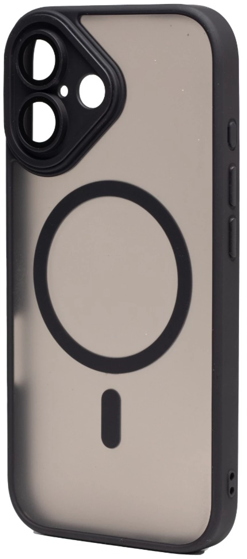 Hybrid Θήκη Σιλικόνης Με Magsafe & Metal Camera Lens Protection iPhone 17 Μαύρο