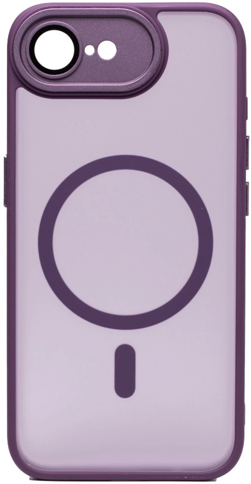 Hybrid Θήκη Σιλικόνης Με Magsafe & Metal Camera Lens Protection iPhone 16e Μωβ