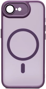 Hybrid Θήκη Σιλικόνης Με Magsafe & Metal Camera Lens Protection iPhone 16e Μωβ
