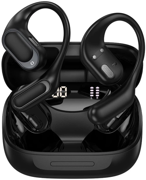 Hoco EA11Open True Wireless BT Ear Hook Earbuds Μαύρο