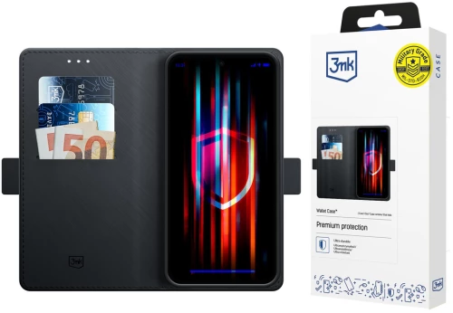 3mk Wallet Case for Samsung Galaxy A36 5G - Black