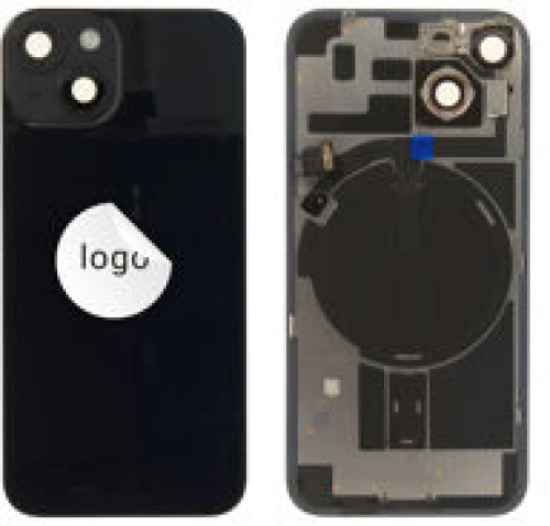 For iPhone/iPad (AP140024BPG-B) Back Glass (Pulled B) - Black, For iPhone 14