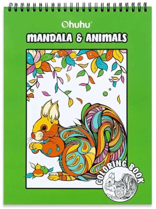 Colouring Book OHUHU, Mandala & Animals