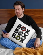 "Box Box Box" Μαξιλάρι - White