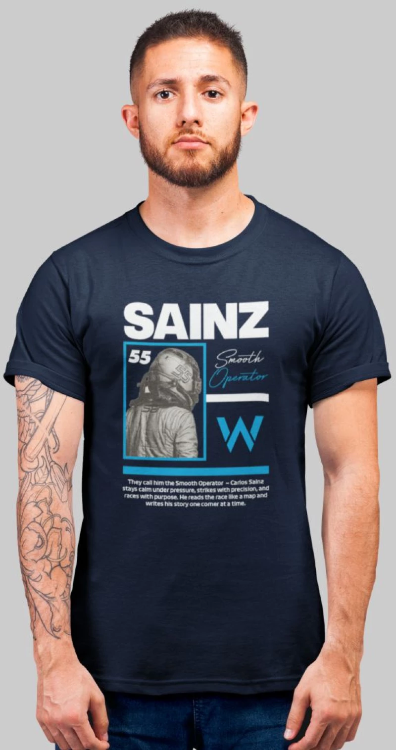 Carlos Sainz T-Shirt - NAVY