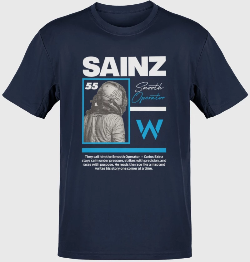 Carlos Sainz T-Shirt - NAVY