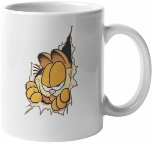 Garfield Κεραμική Κούπα - White