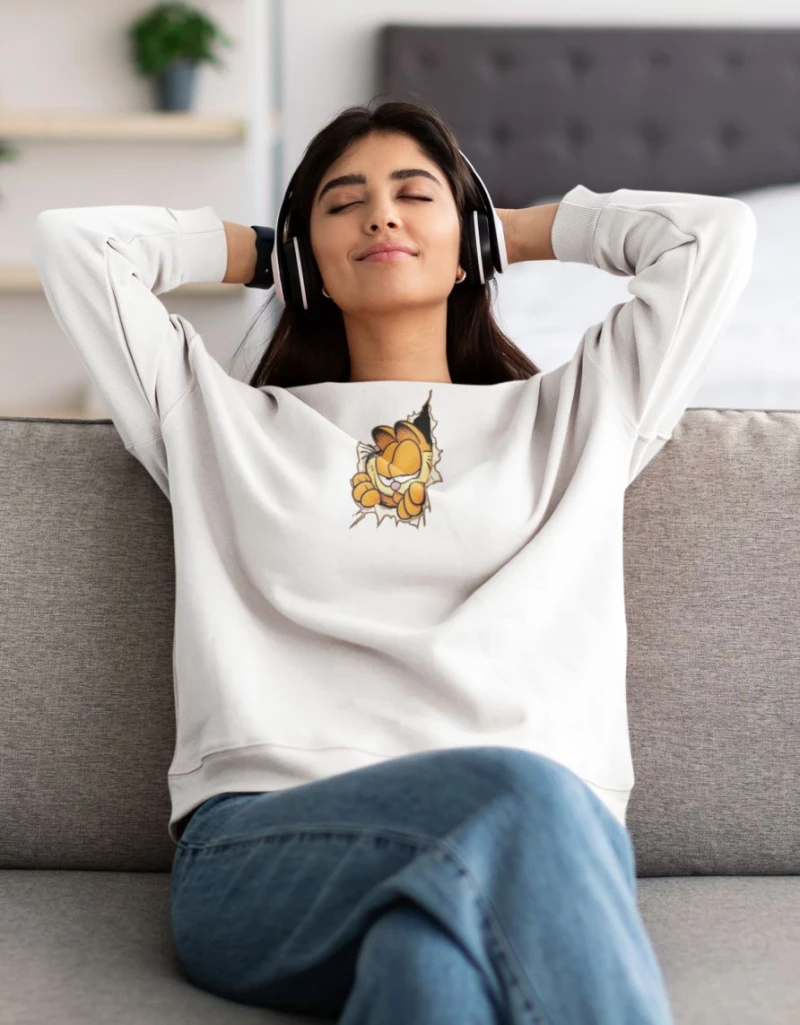Garfield W Φούτερ - WHITE