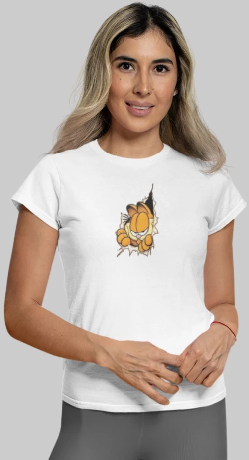 Garfield W T-Shirt - WHITE