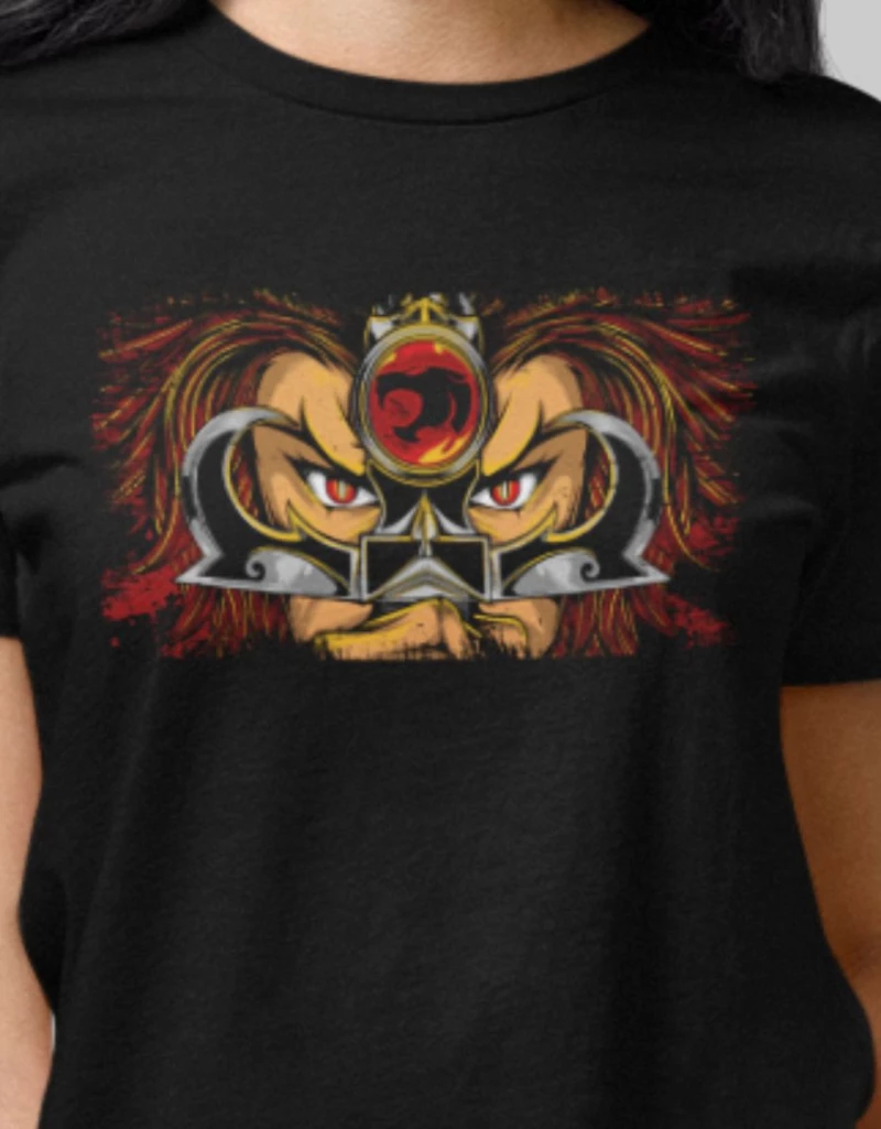 ThunderCats W T-Shirt (Replica) - BLACK