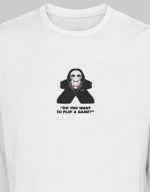 Jigsaw Meeple Μακρυμάνικο T-Shirt - BLACK