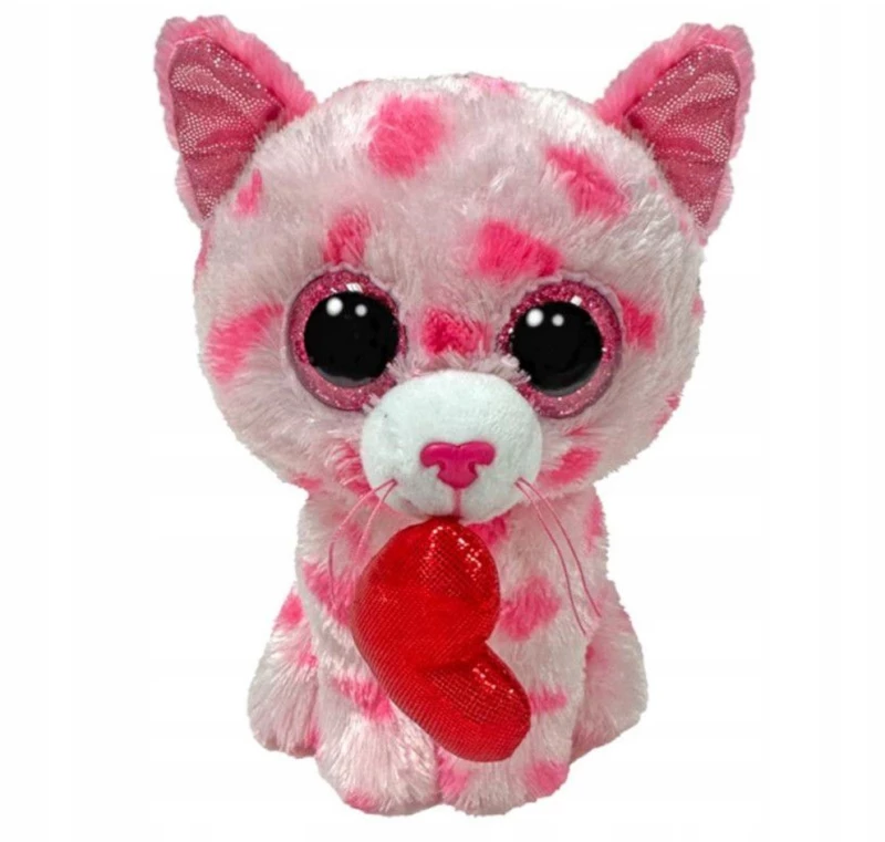 BEANIE BOOS TY ΧΝΟΥΔΩΤH ΓΑΤΑ ΜΕ ΚΑΡΔΙΑ 15ΕΚ.- 1607-37397