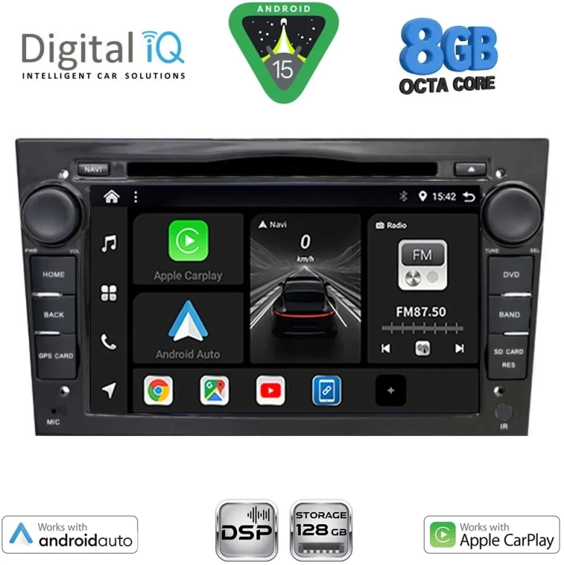 DIGITAL IQ BXF 719BL_CPAA (7" DVD) MULTIMEDIA SYSTEM for OPEL ALL mod. 2004-2012 (BLACK) DIGITAL IQ BXF 719BL_CPAA