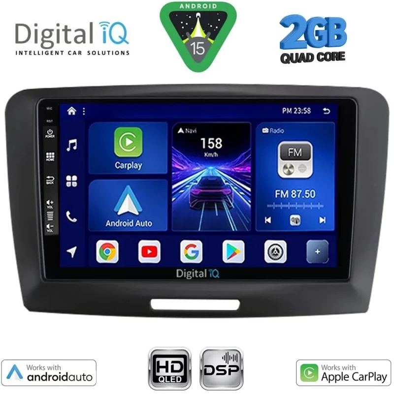 DIGITAL IQ BXC 3604A_CPAA (9inc) MULTIMEDIA TABLET for SKODA SUPERB mod. 2008-2015 DIGITAL IQ BXC 3604A_CPAA