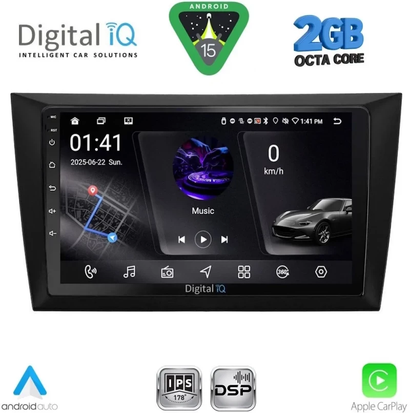 DIGITAL IQ RSF 4746_CPA (9inc) MULTIMEDIA TABLET for GOLF 6 mod. 2009-2012 DIGITAL IQ RSF 4746_CPA