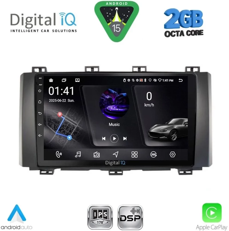 DIGITAL IQ RSF 4568_CPA (9inc) MULTIMEDIA TABLET for SEAT ATECA mod. 2017-2026 DIGITAL IQ RSF 4568_CPA