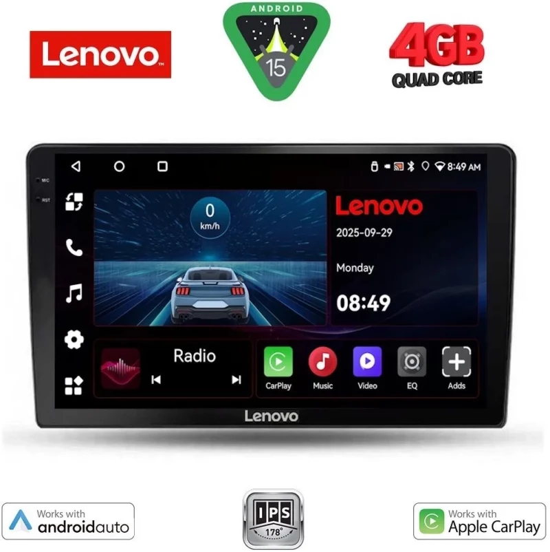 LENOVO LVE 8103B_CPAA (9inc) MULTIMEDIA TABLET for DACIA DUSTER mod. 2012-2019 LENOVO LVE 8103B_CPAA