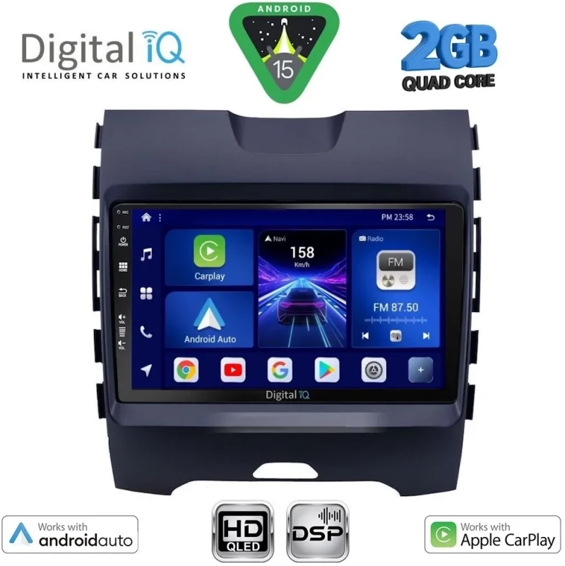DIGITAL IQ BXC 3152_CPAA (9inc) MULTIMEDIA TABLET for FORD EDGE mod. 2015-2023 DIGITAL IQ BXC 3152_CPAA