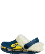 CHILDRENLAND LINED CLOG  CHI1524 BLUE/YELLOW