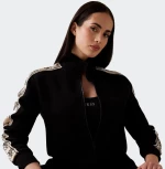 GUESS BRITNEY FULL ZIP SWEATSHIRT - V2YQ16KB3P2-JBLK
