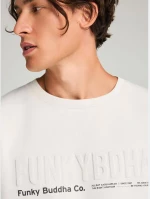 FUNKY BUDDHA Men's Crew Neck Sweater - FBM012-008-06-MIST