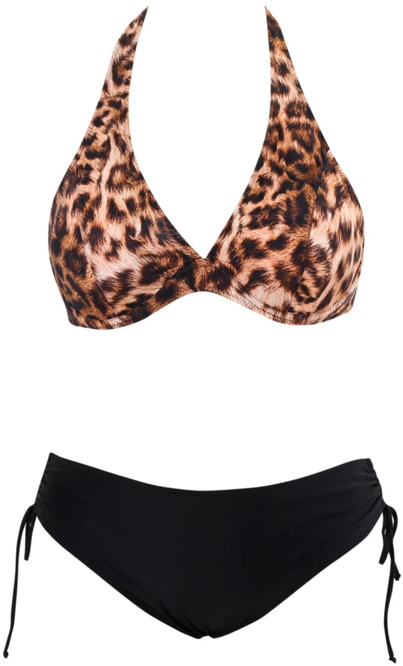 Γυναικείο Μαγιό Σετ Μπικίνι PLUS SIZE C-1203-Animal Print 2